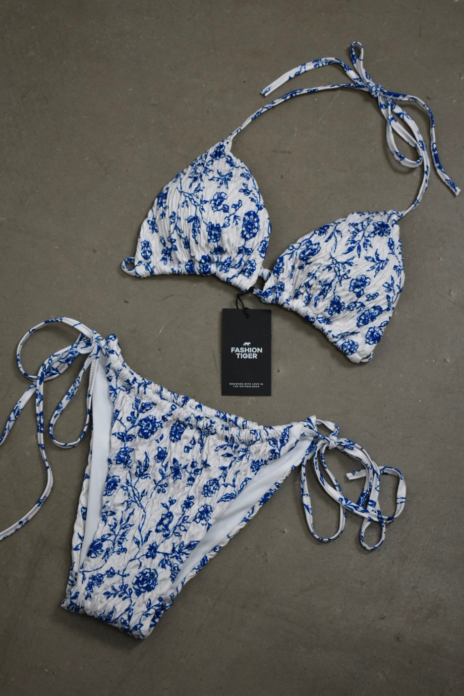 Tuscany bikini - wit/blauw