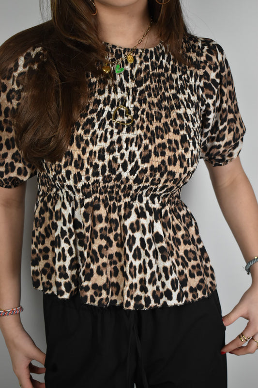 Get wild top - leopard