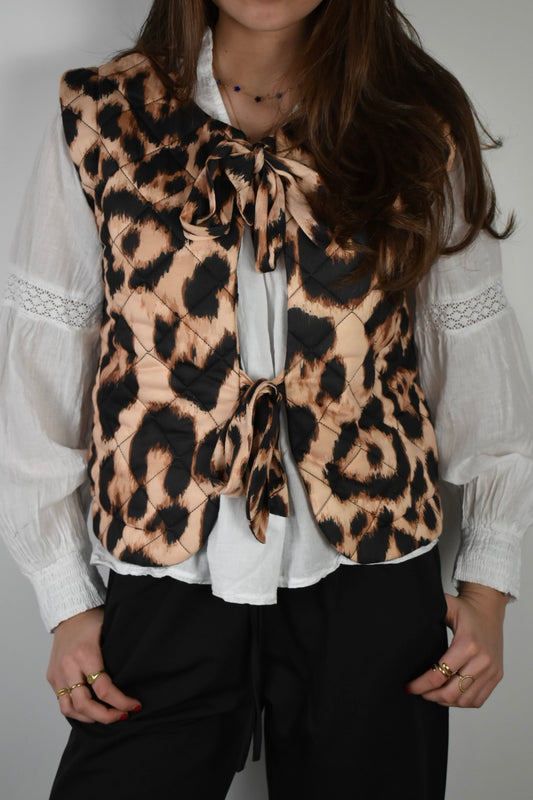 Leopard gilet