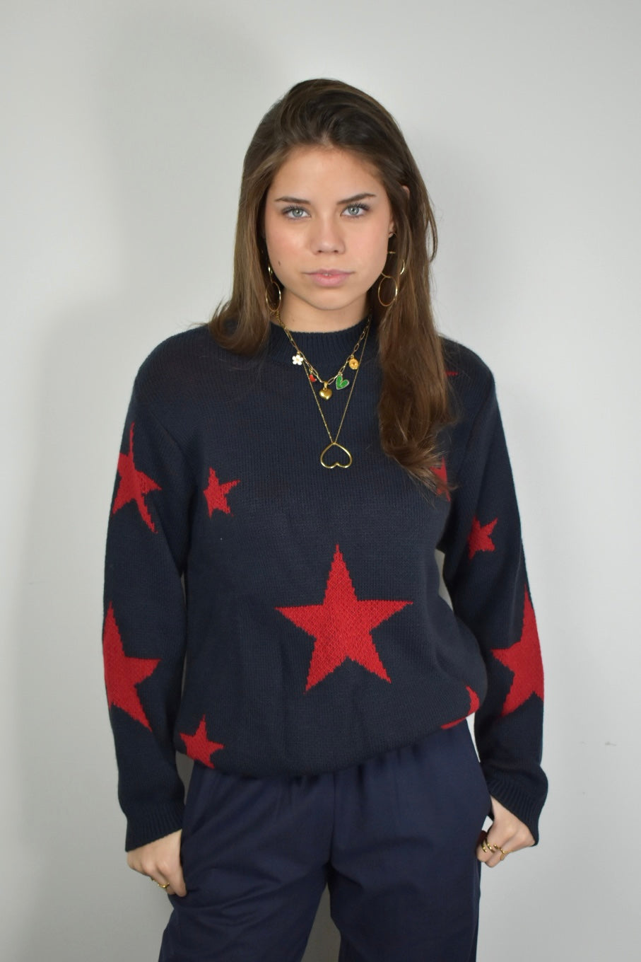 Starry sweater - navy