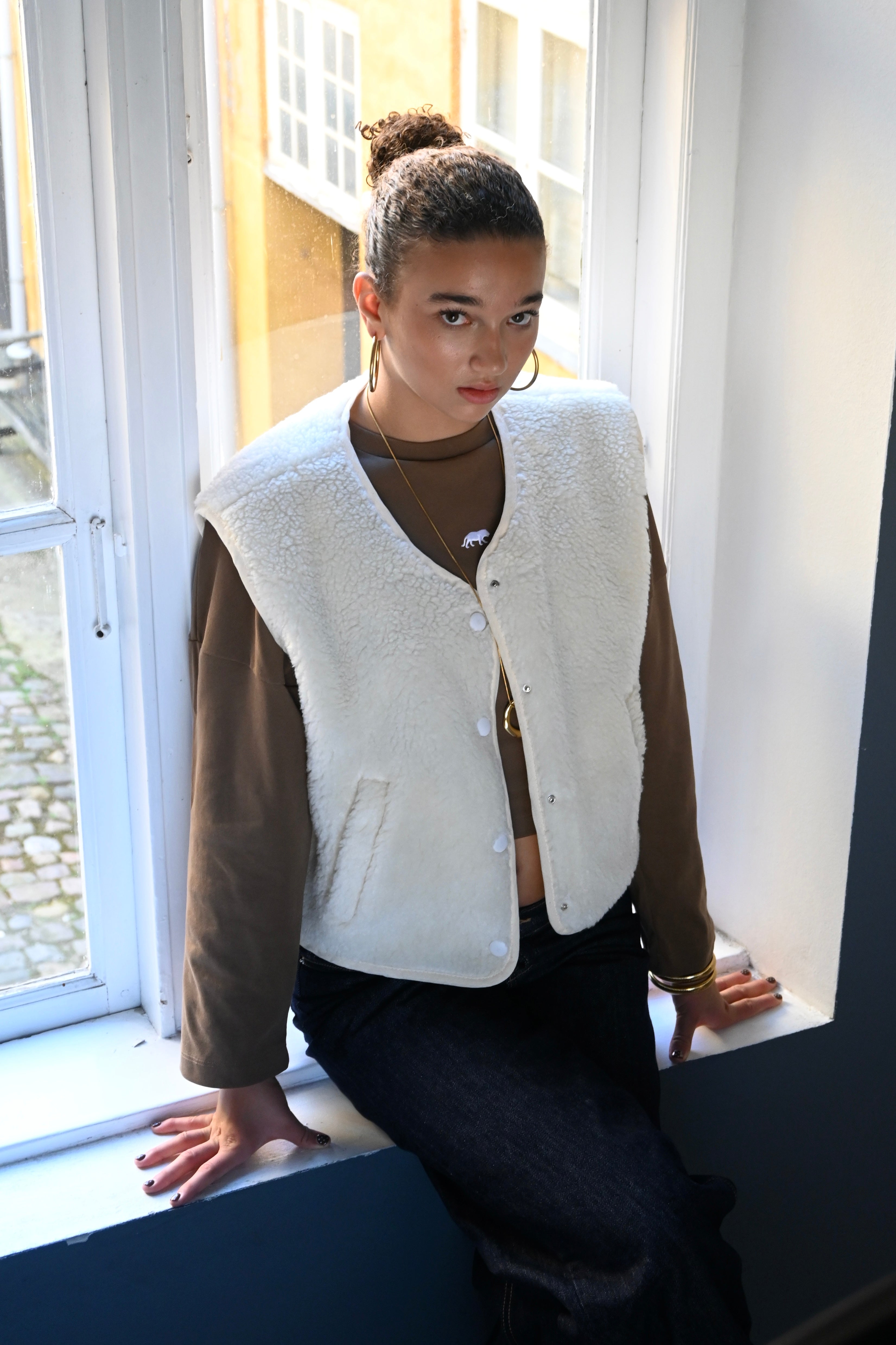 Lola gilet - creme