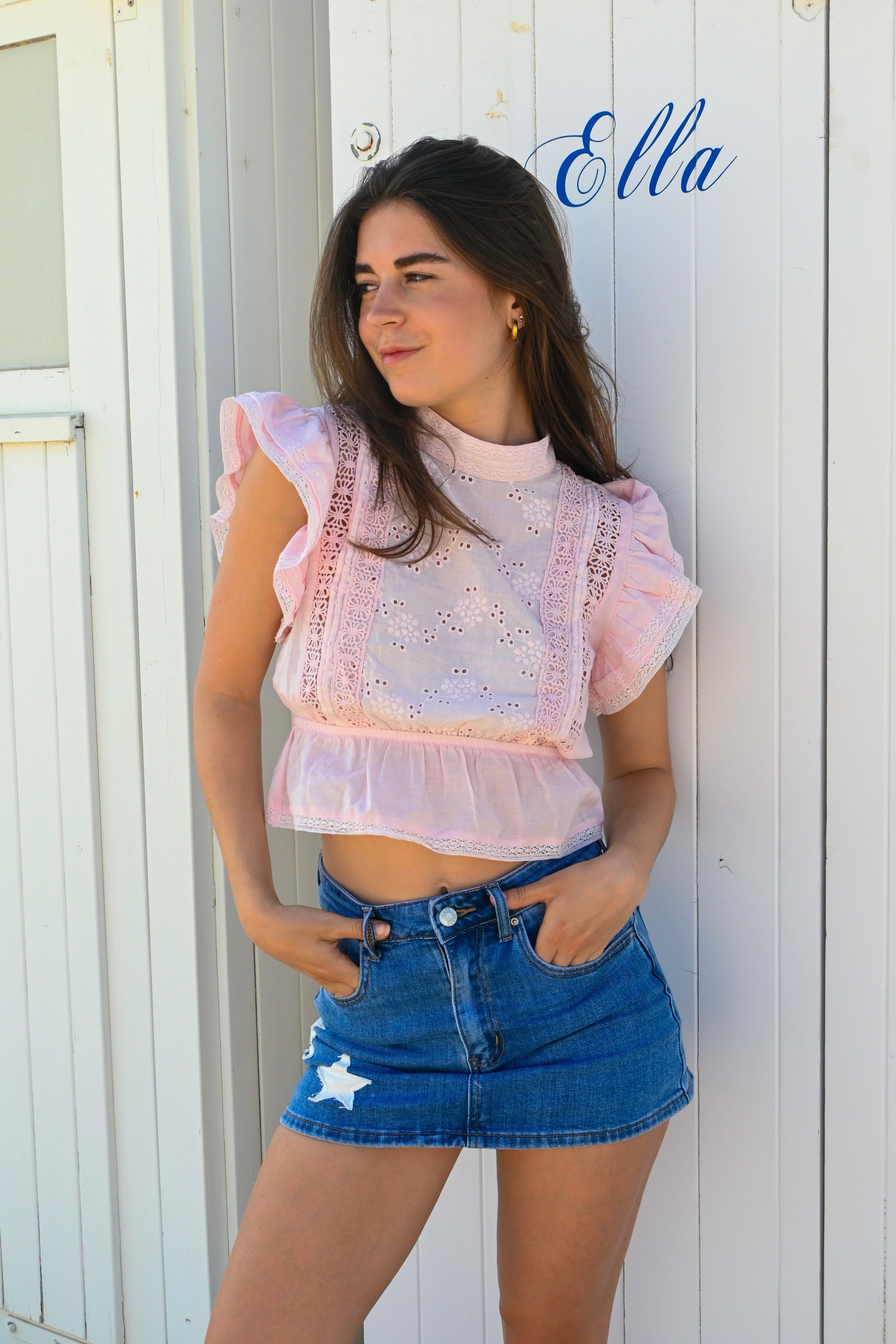 Sweet-Blossom-Bluse - babyrosa