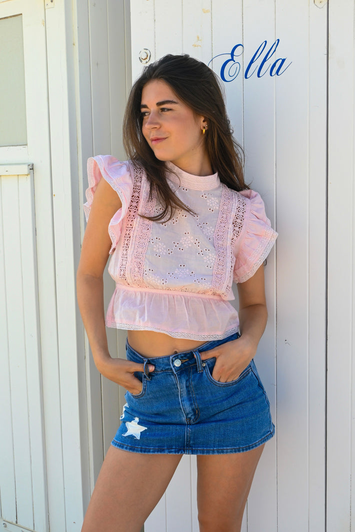 Sweet-Blossom-Bluse - babyrosa