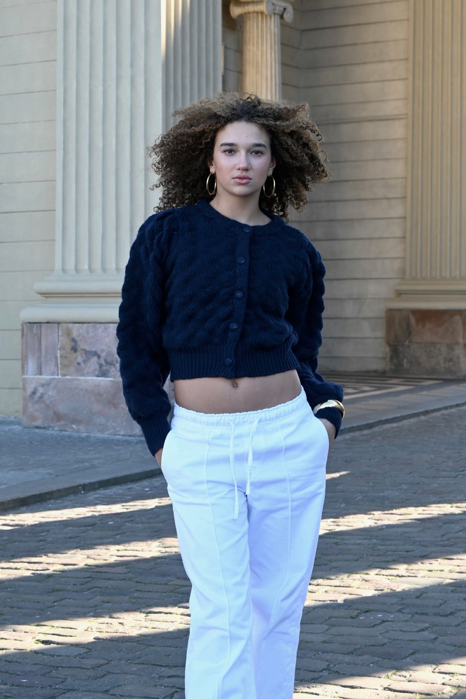 Yuna Cardigan - Navy