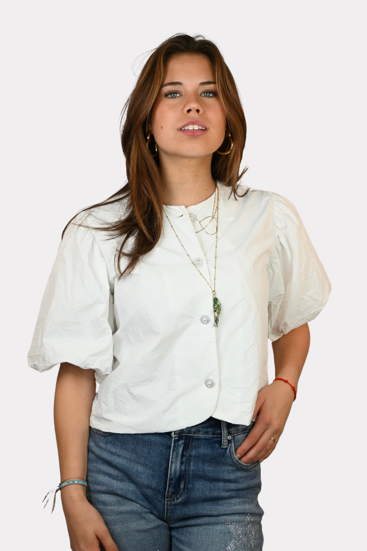 Emma blouse - wit - 1