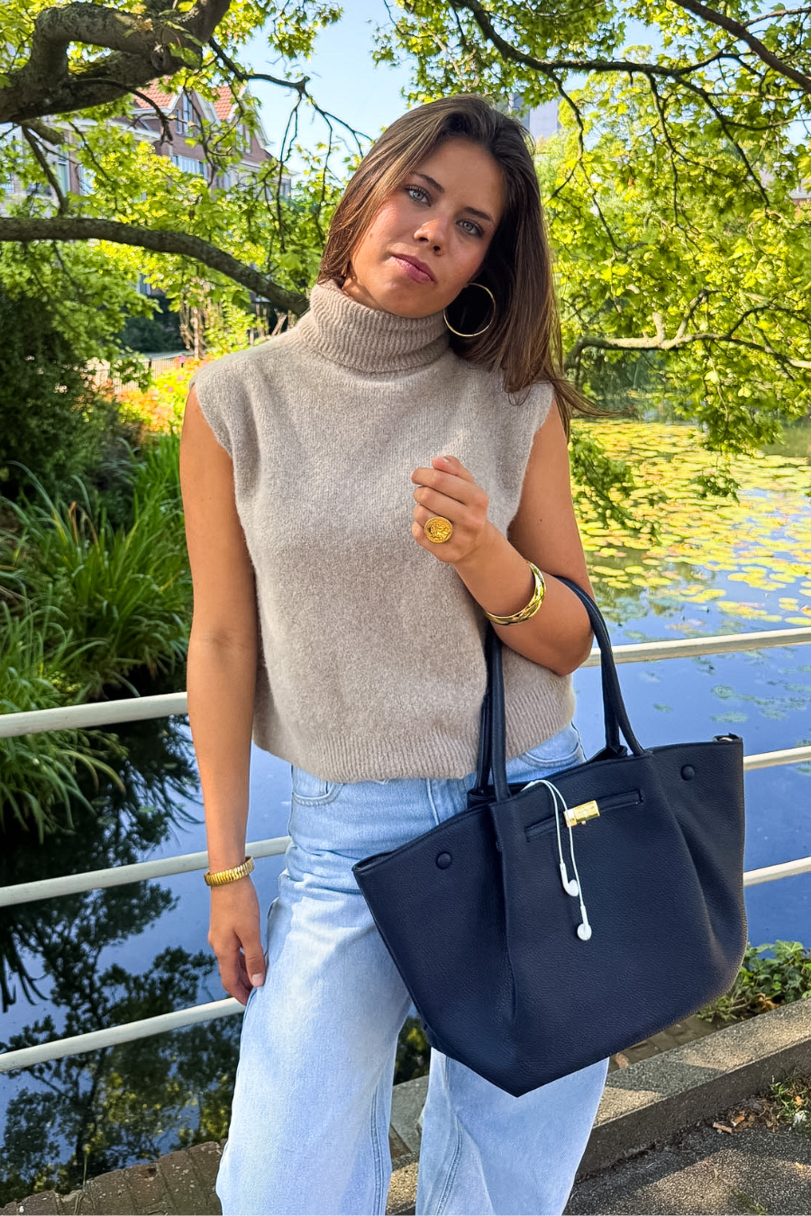 Essential bag - navy - Fashiontiger 3