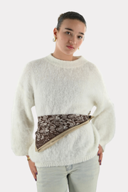 Boho paisley scarf - bruin