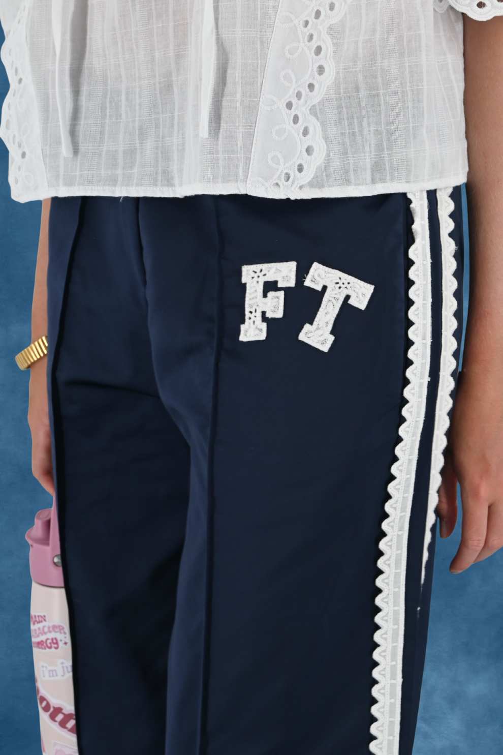 FT lace pants - navy - Fashiontiger 6