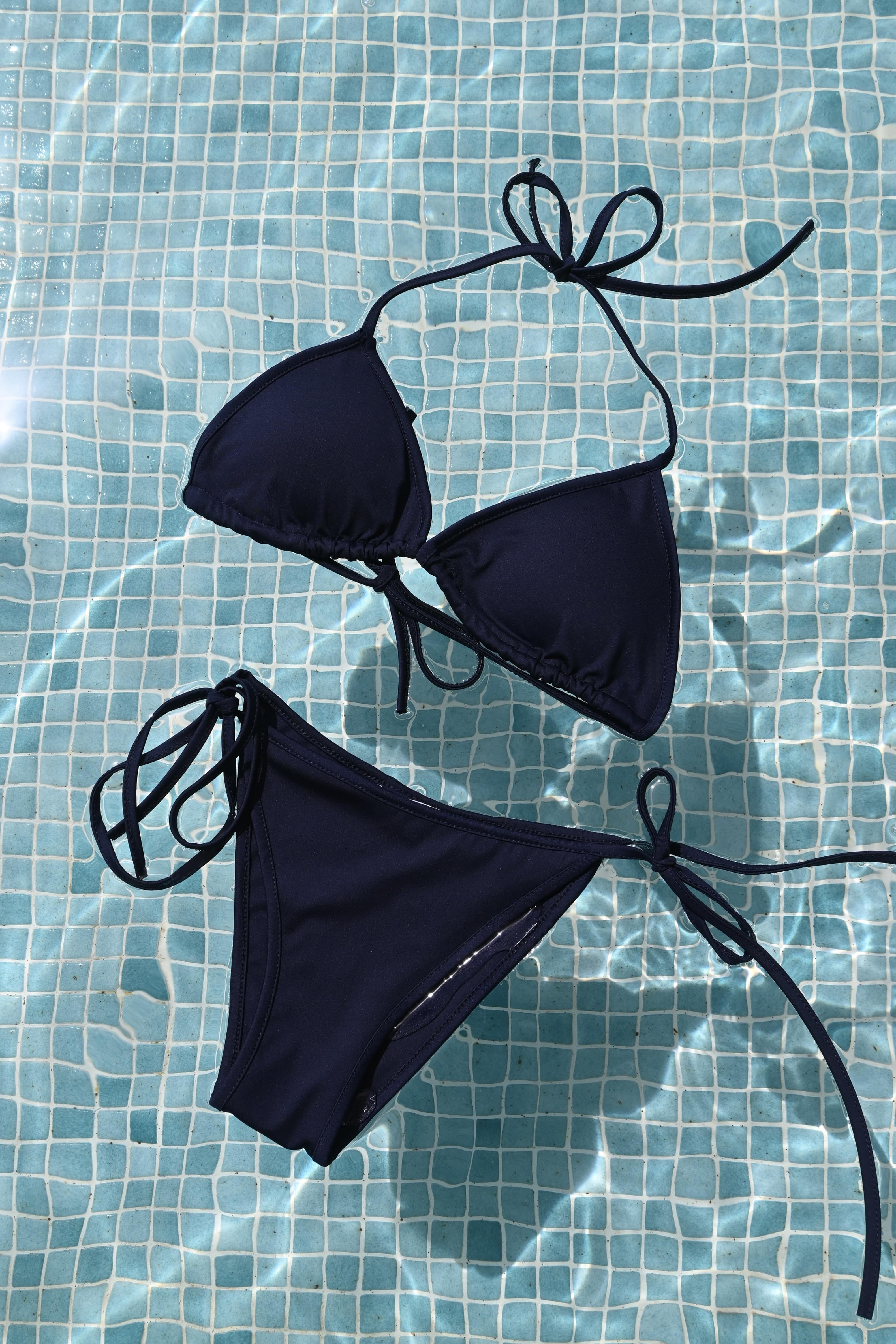 Bikini basique - marine