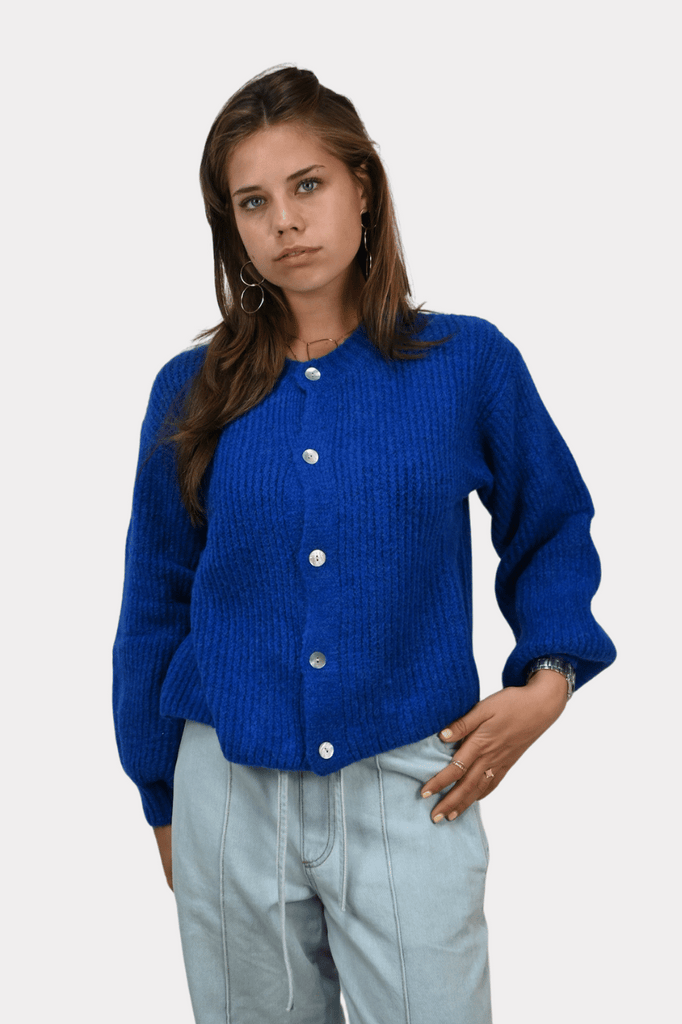 Brooklyn cardigan - cobalt