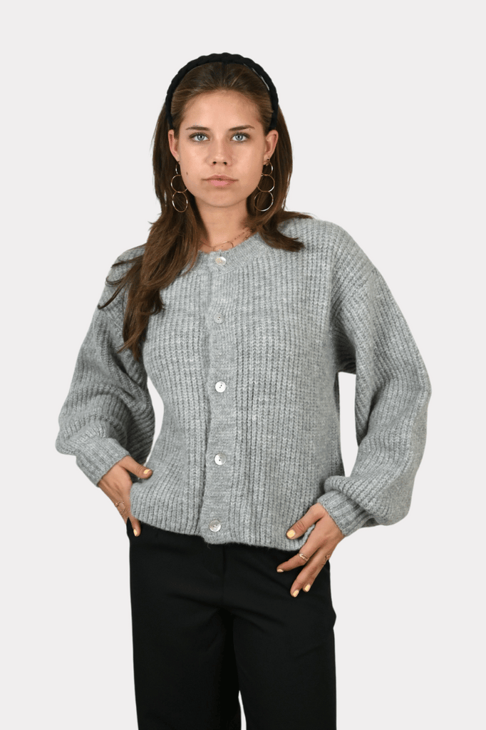 Brooklyn cardigan - grijs