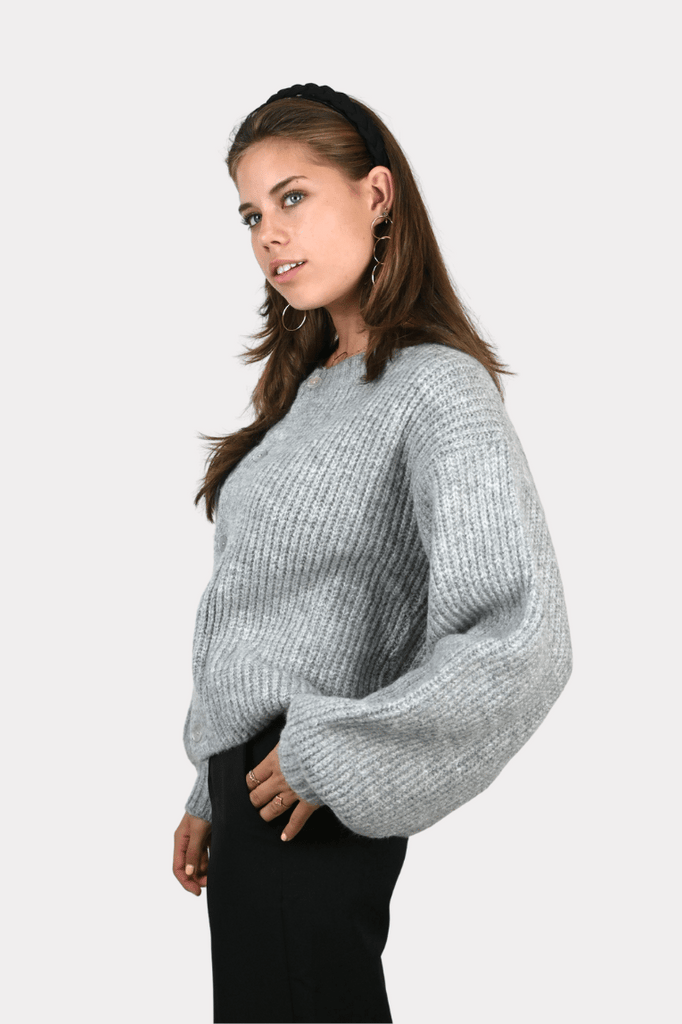 Brooklyn cardigan - grijs