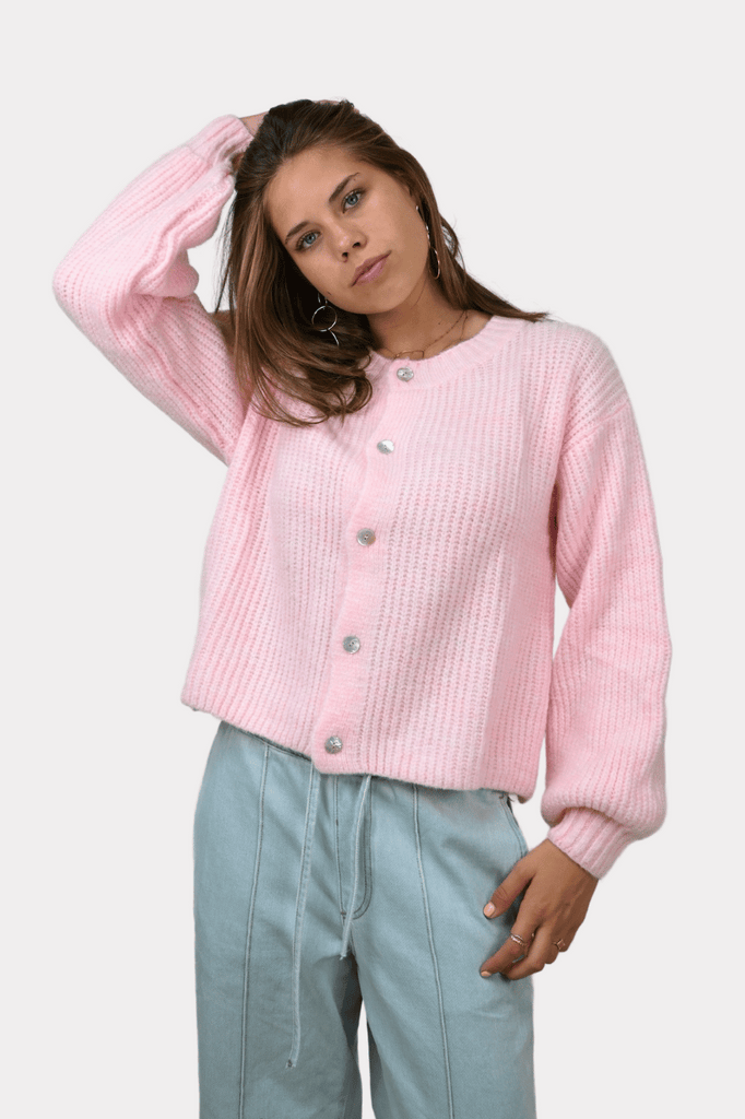 Brooklyn cardigan - licht roze