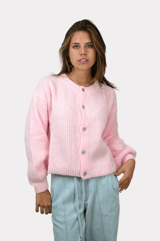 Brooklyn cardigan - licht roze