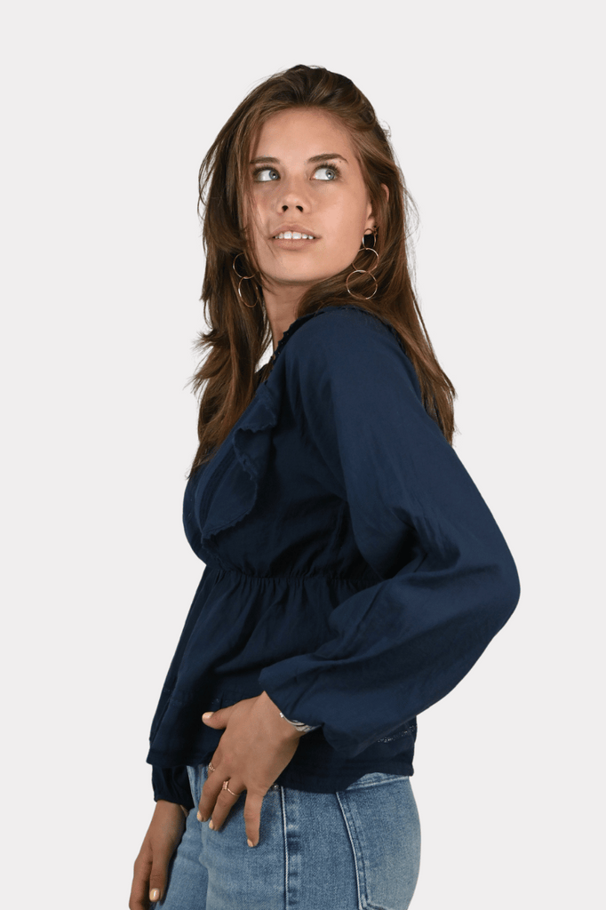 Holly blouse - navy