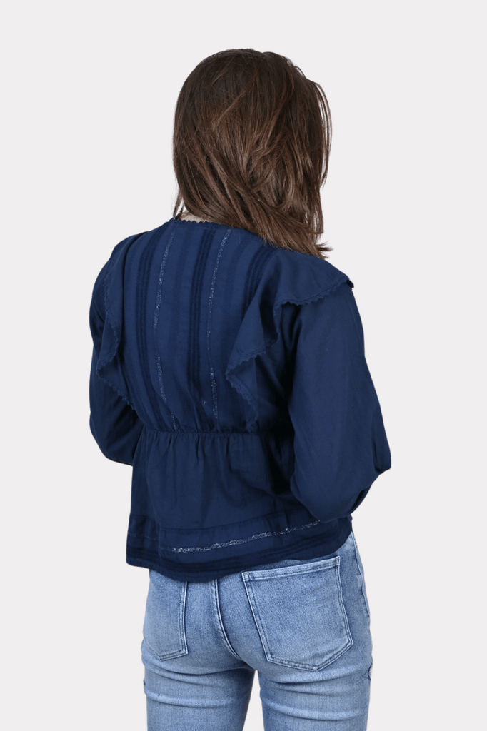 Holly blouse - navy