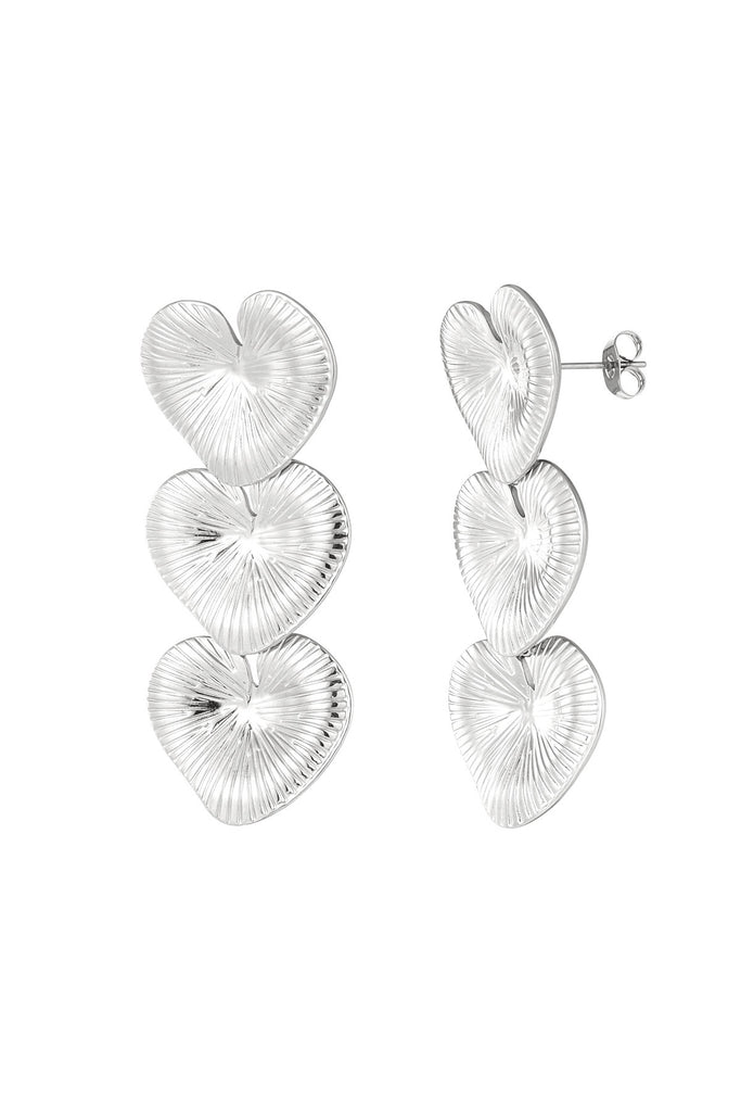 Love all over earrings - zilver