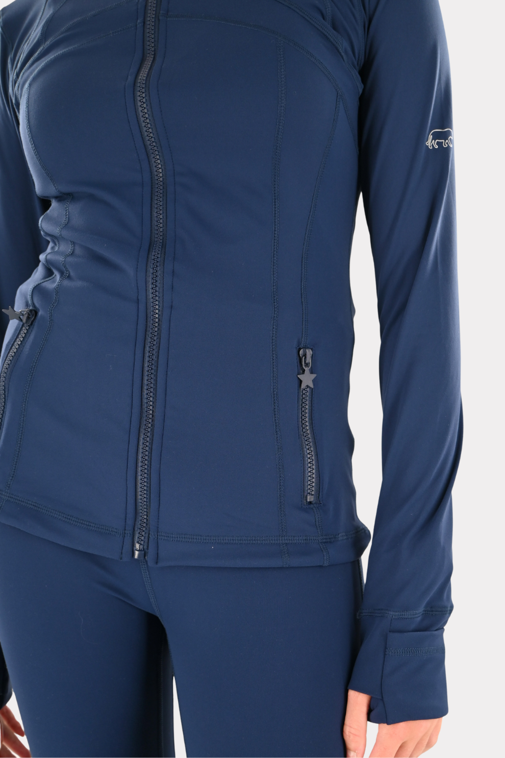 Fashiontiger sportswear zip jacket - navy 10