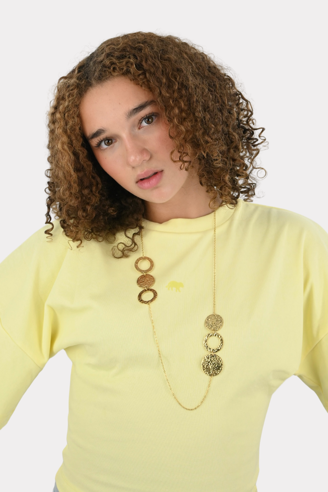 Golden girl necklace - goud 2
