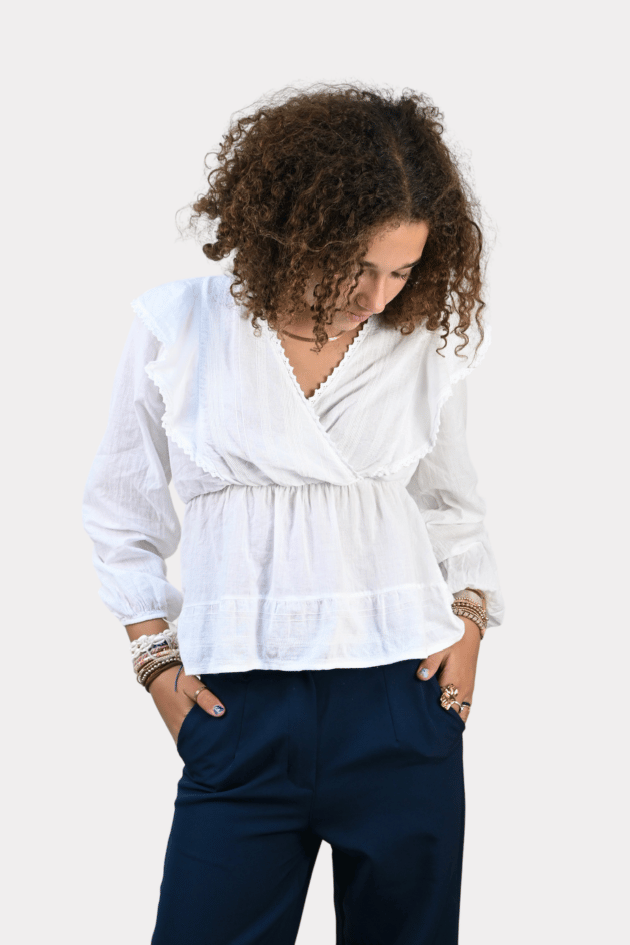 Holly blouse - wit