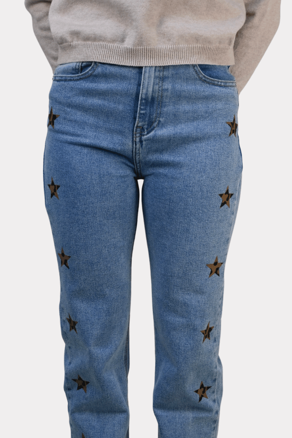 <tc>Sky full of tiger stars jeans - blue</tc>