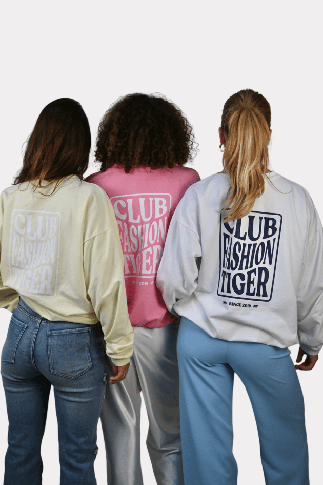 Club Fashiontiger sweatshirt - pale yellow