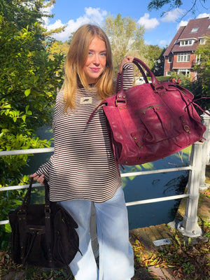 Icon bag - burgundy