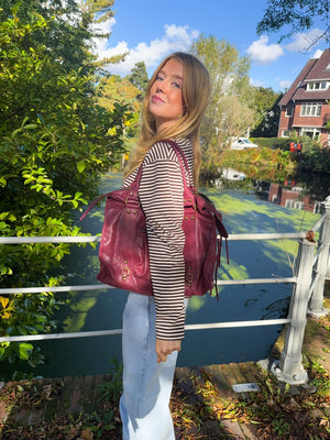 Icon bag - burgundy