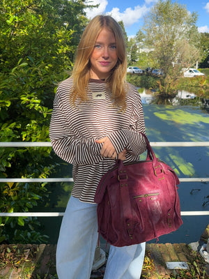 Icon bag - burgundy