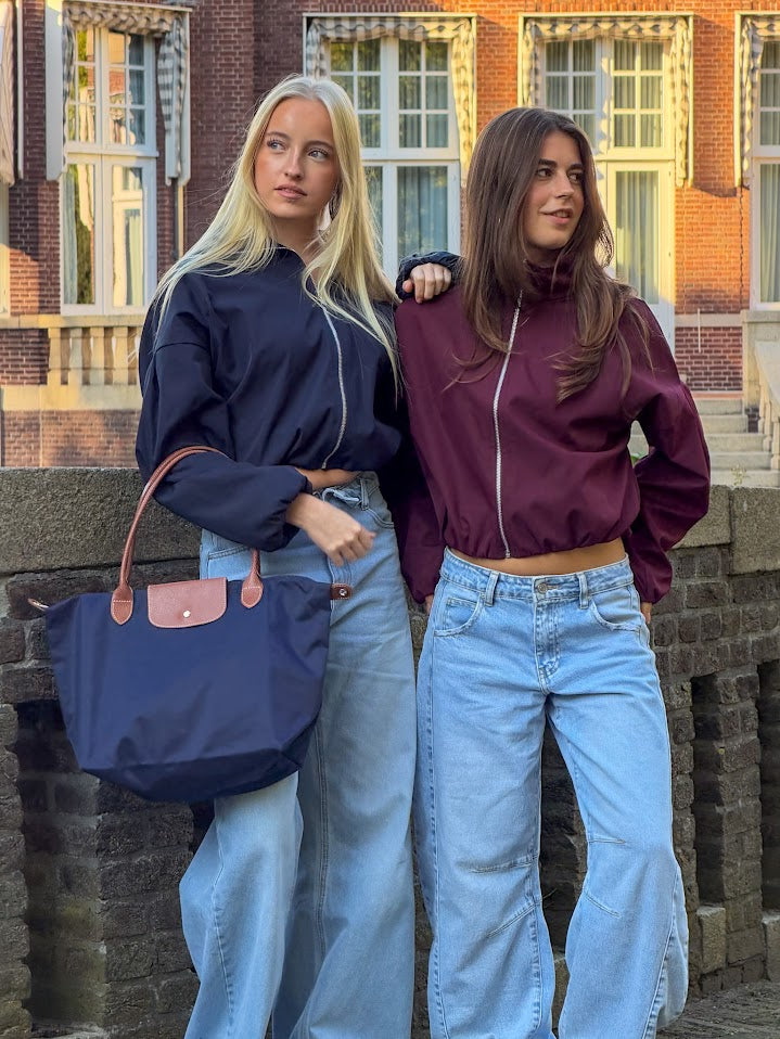 Essential jacket - burgundy
