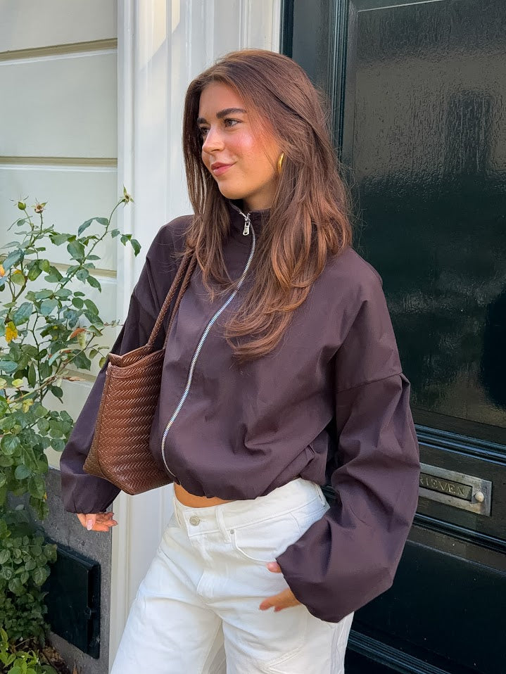Essential jacket - brown