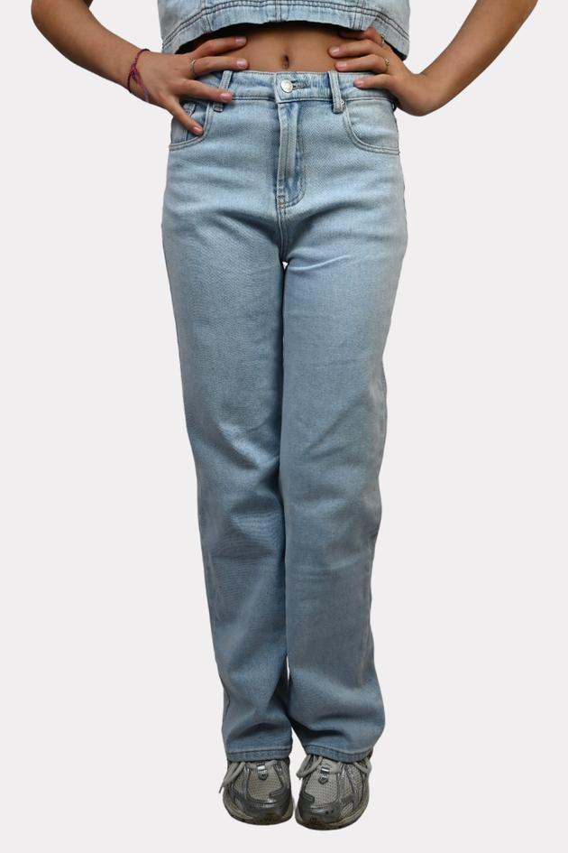 Jazzy straight leg jeans - lichtblauw - 1