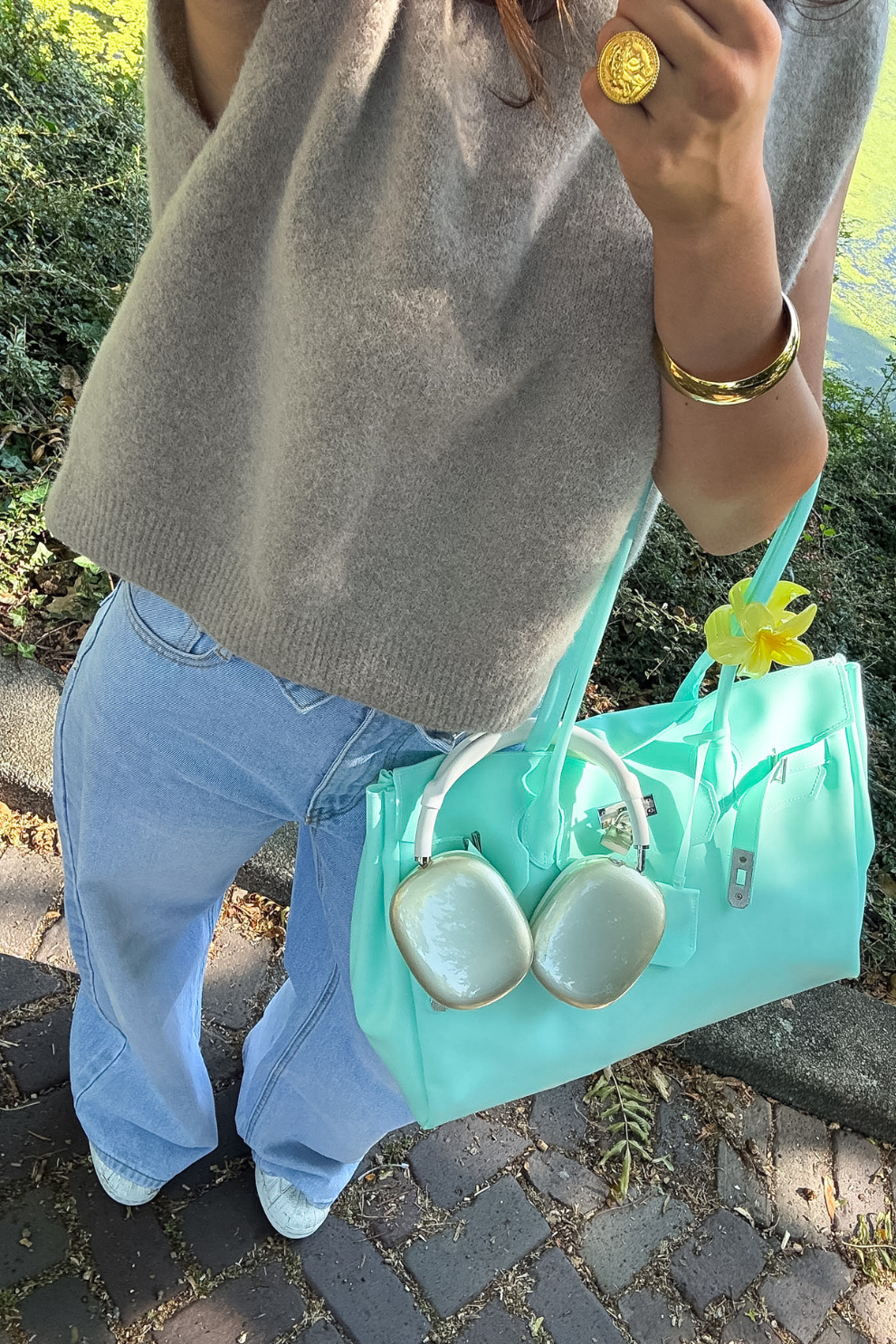 Jelly bag - aqua - Fashiontiger 4