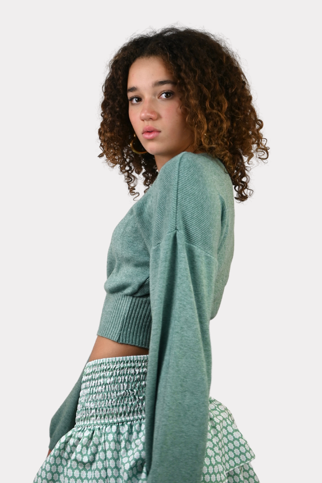 Linna knit green 1