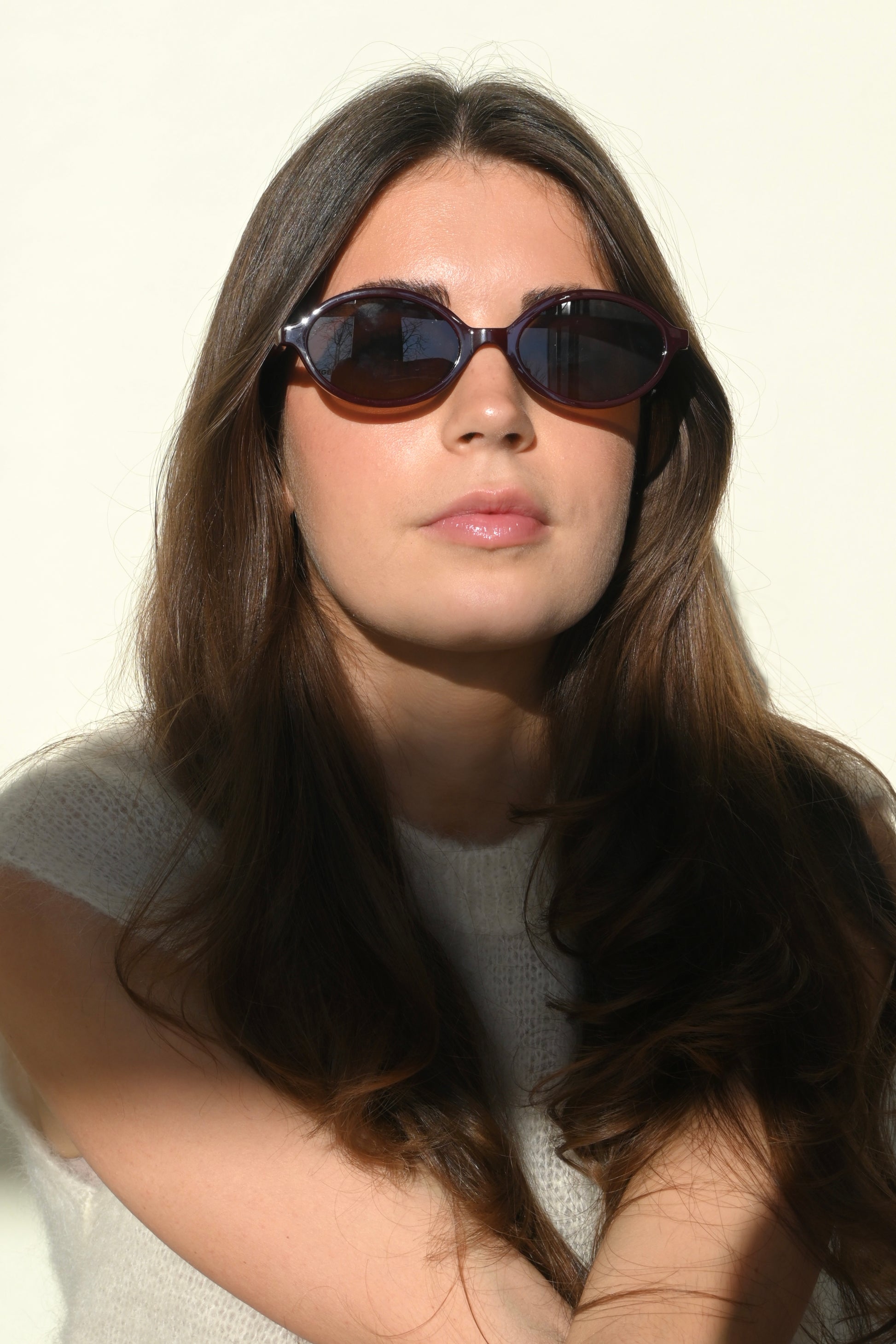 Oval sunnies - bordeaux - Fashiontiger 3