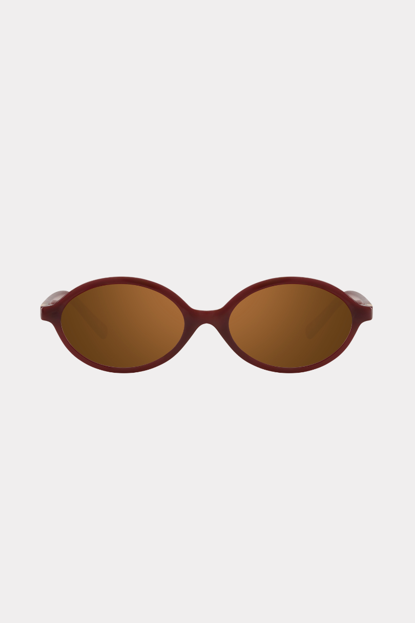 Oval sunnies - bordeaux - Fashiontiger 7
