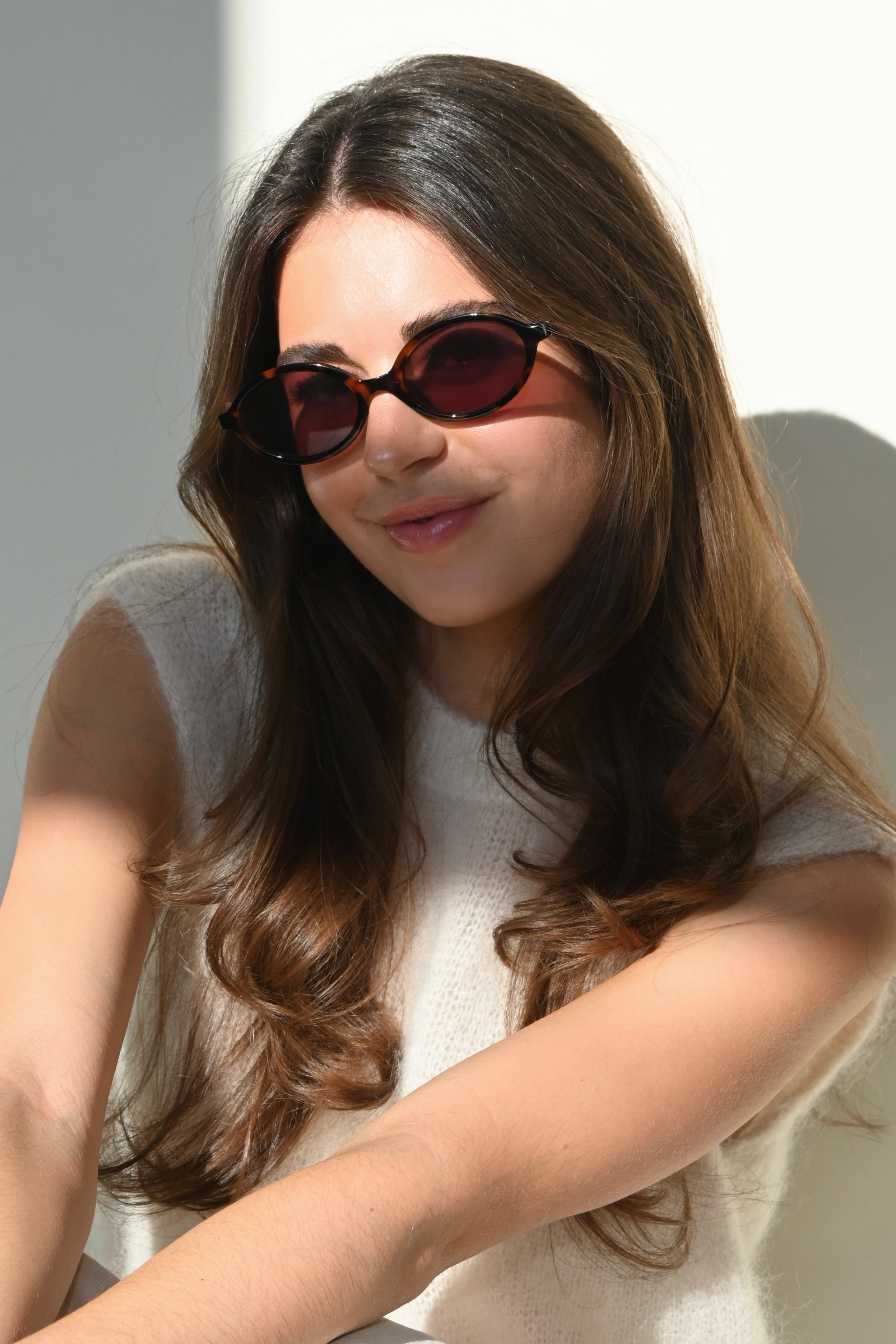 Oval sunnies - leopard - Fashiontiger 2