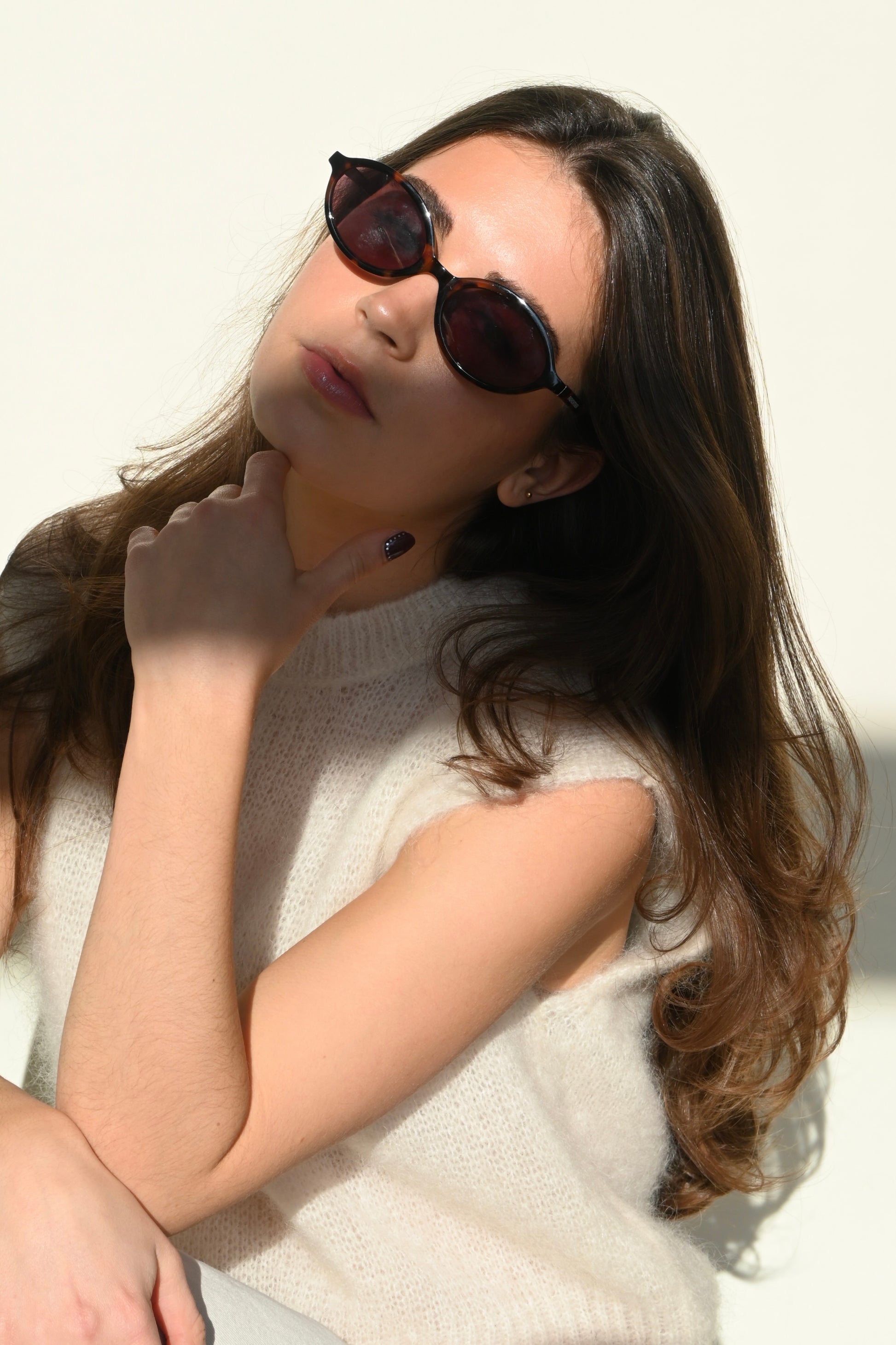 Oval sunnies - leopard - Fashiontiger 3