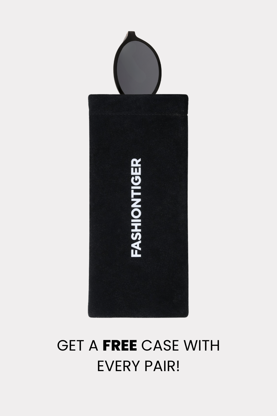 Oval sunnies - zwart - Fashiontiger 7