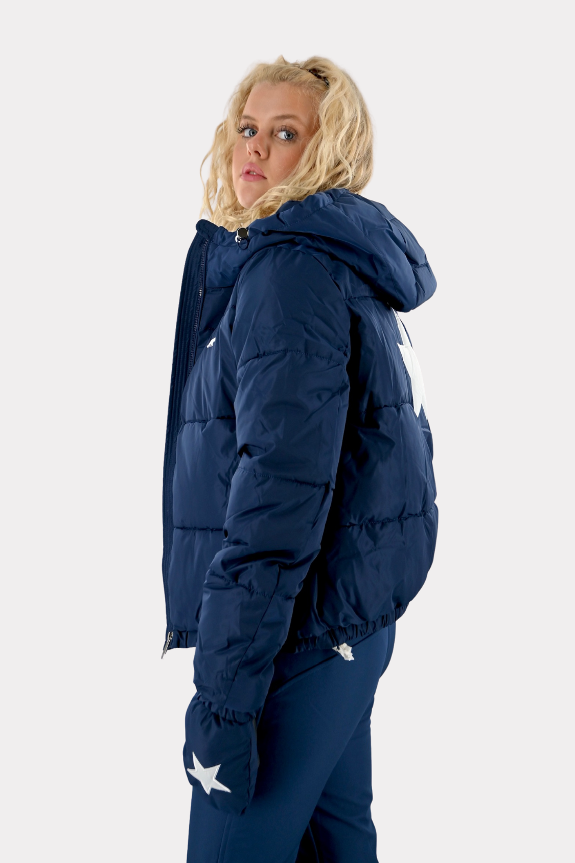 Tiger ski jacket - navy