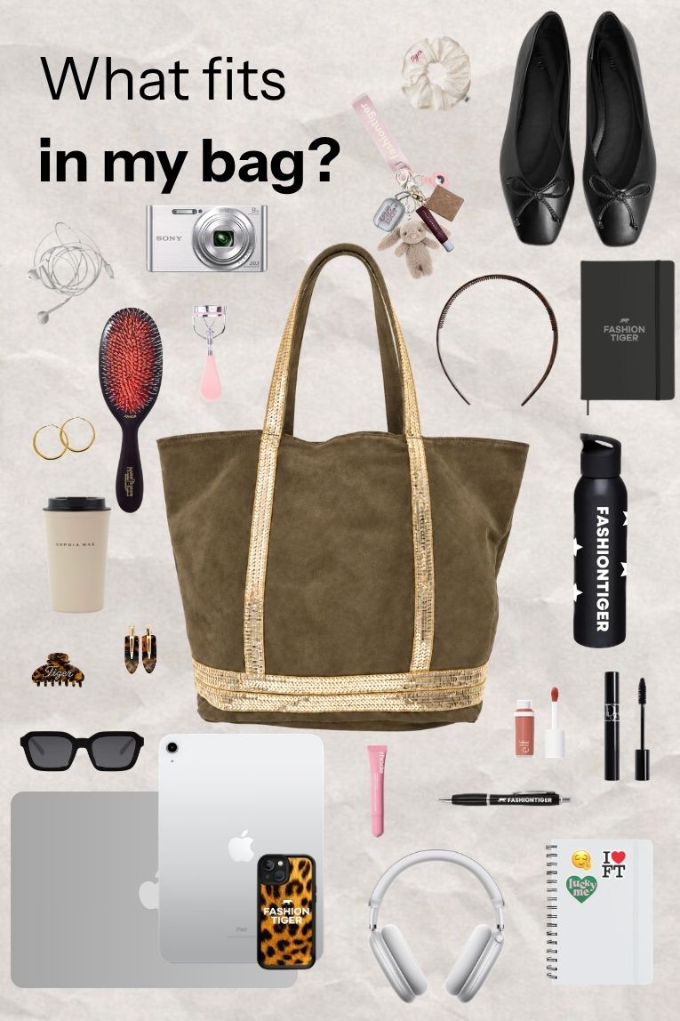 Sac tendance - taupe/or (précommande)
