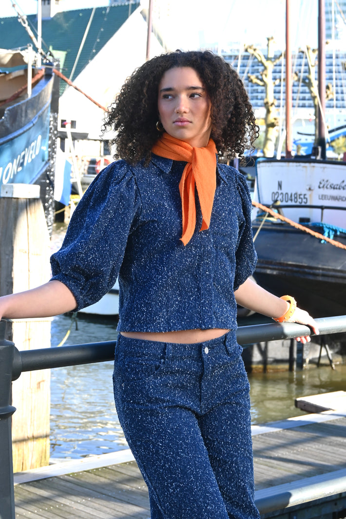 Royal scarf - orange - Fashiontiger 2