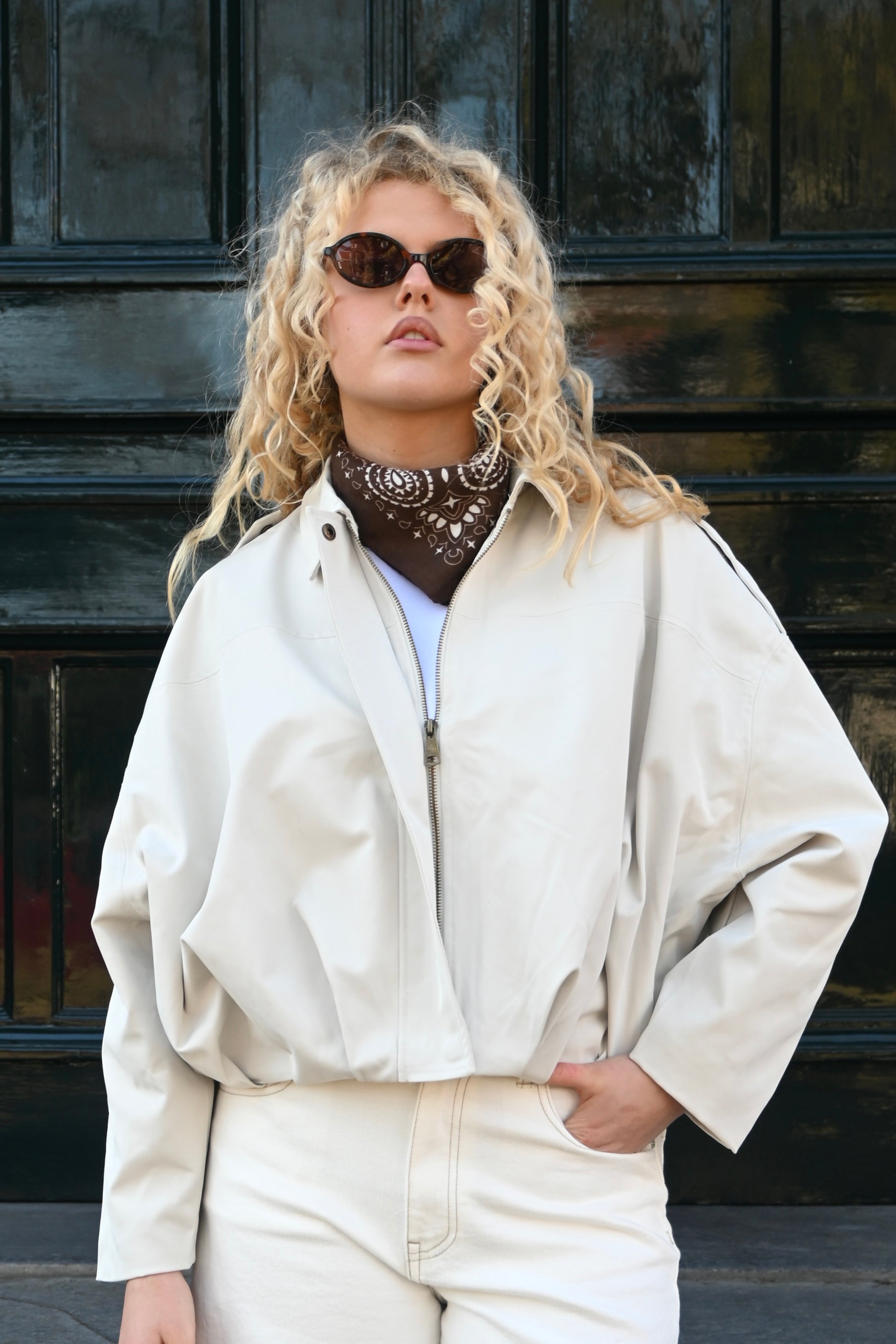 Saar jacket trenchcoat - beige - Fashiontiger