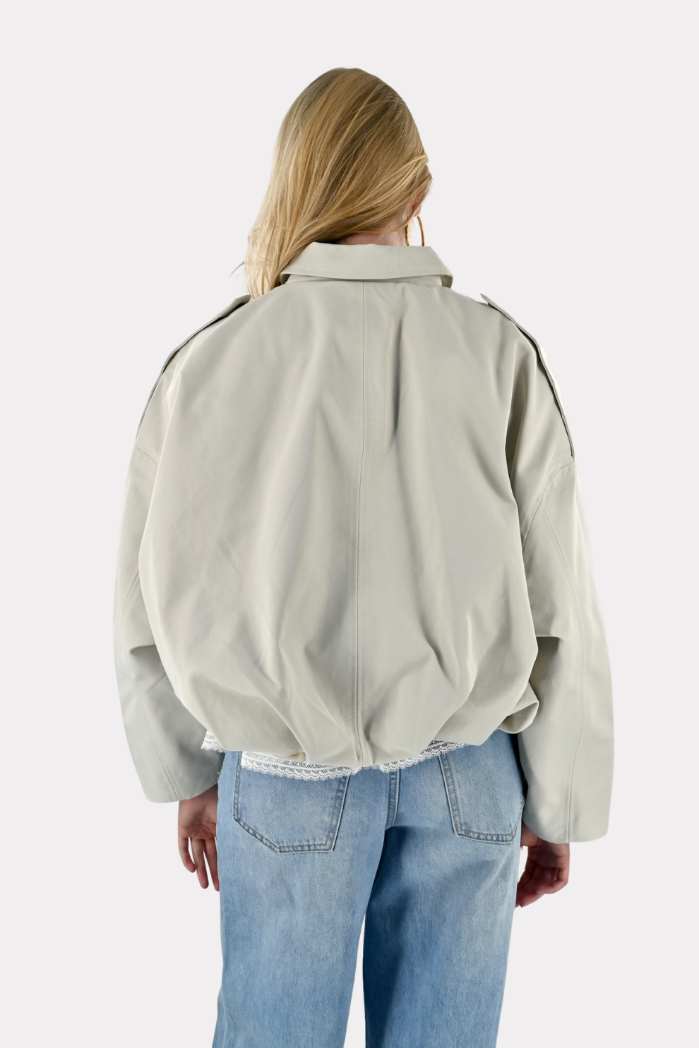 Saar jacket trenchcoat - beige - Fashiontiger 12