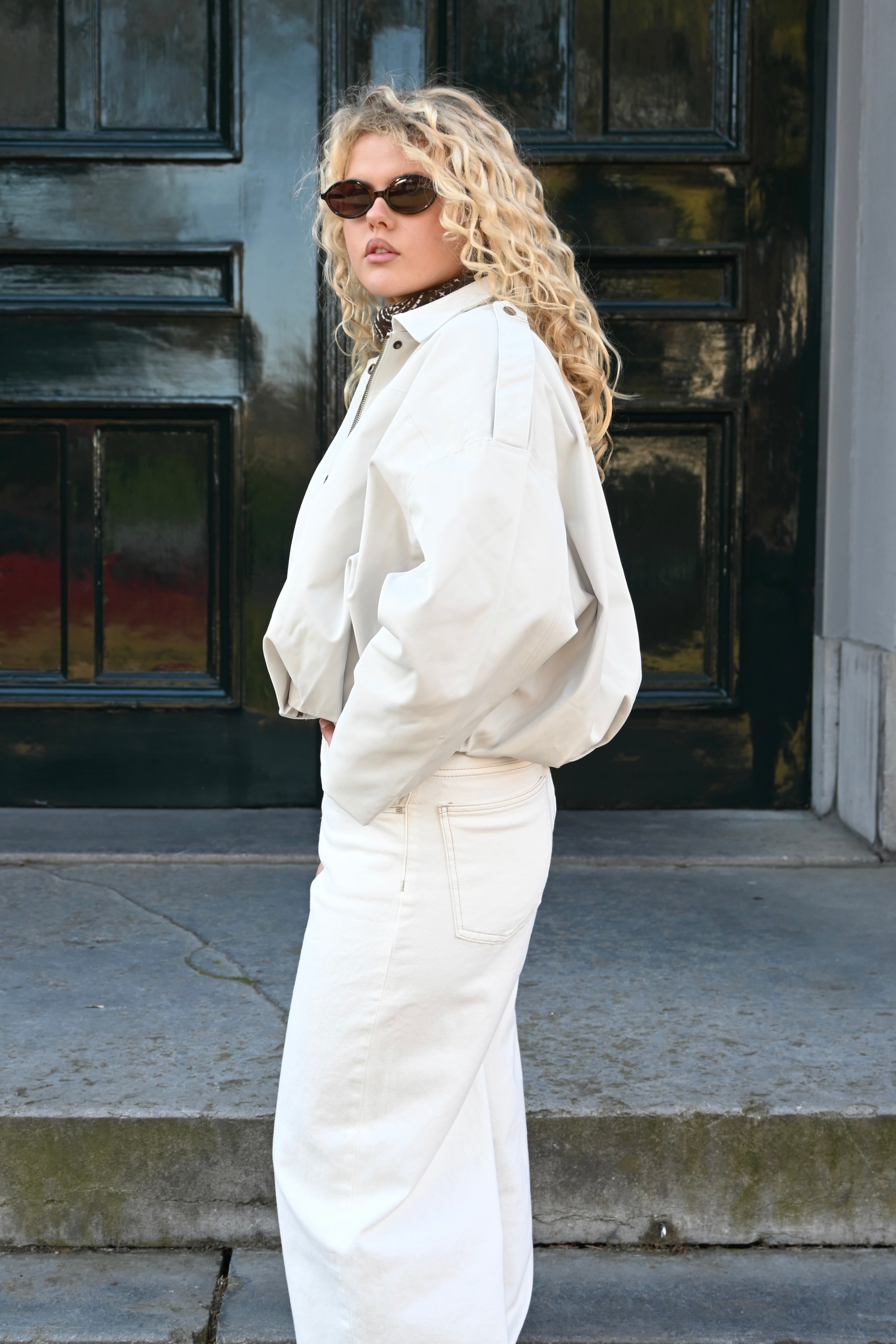 Saar jacket trenchcoat - beige - Fashiontiger 6