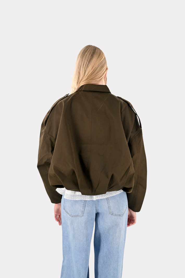 Veste trenchcoat Saar - marron - Fashiontiger 3