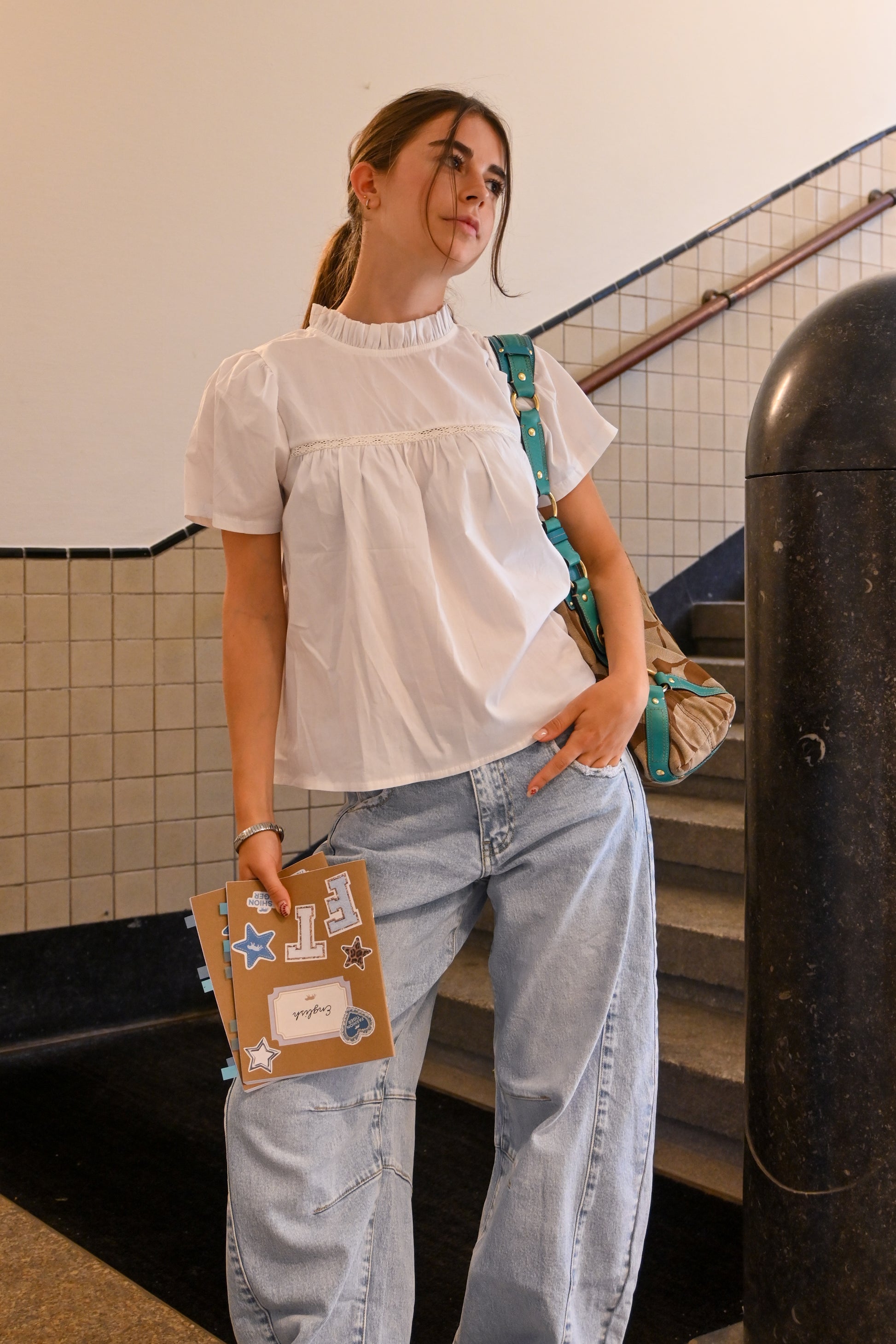 Blouse Serena - blanc - Fashiontiger 4