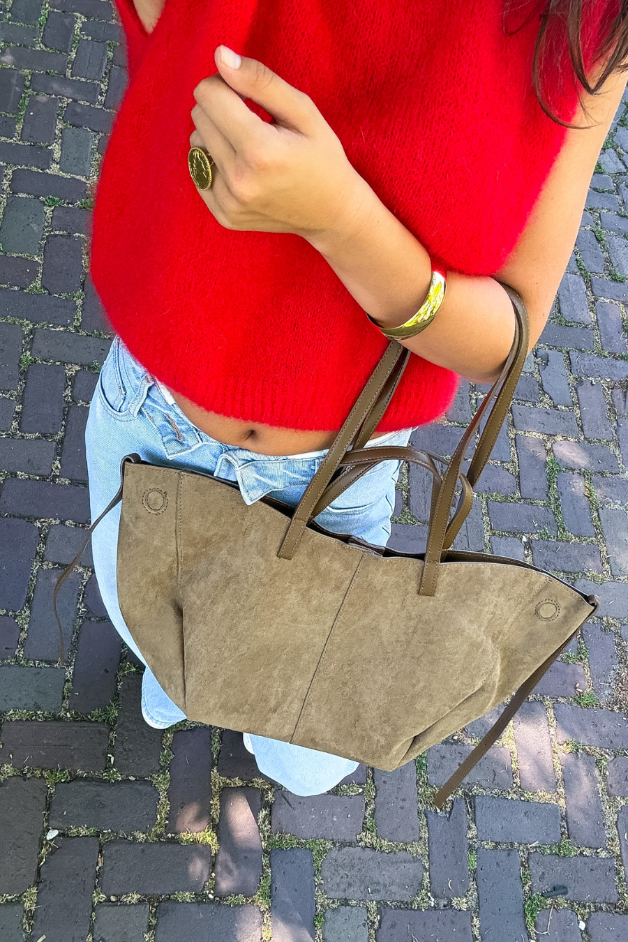 Signature bag - camel - Fashiontiger 1