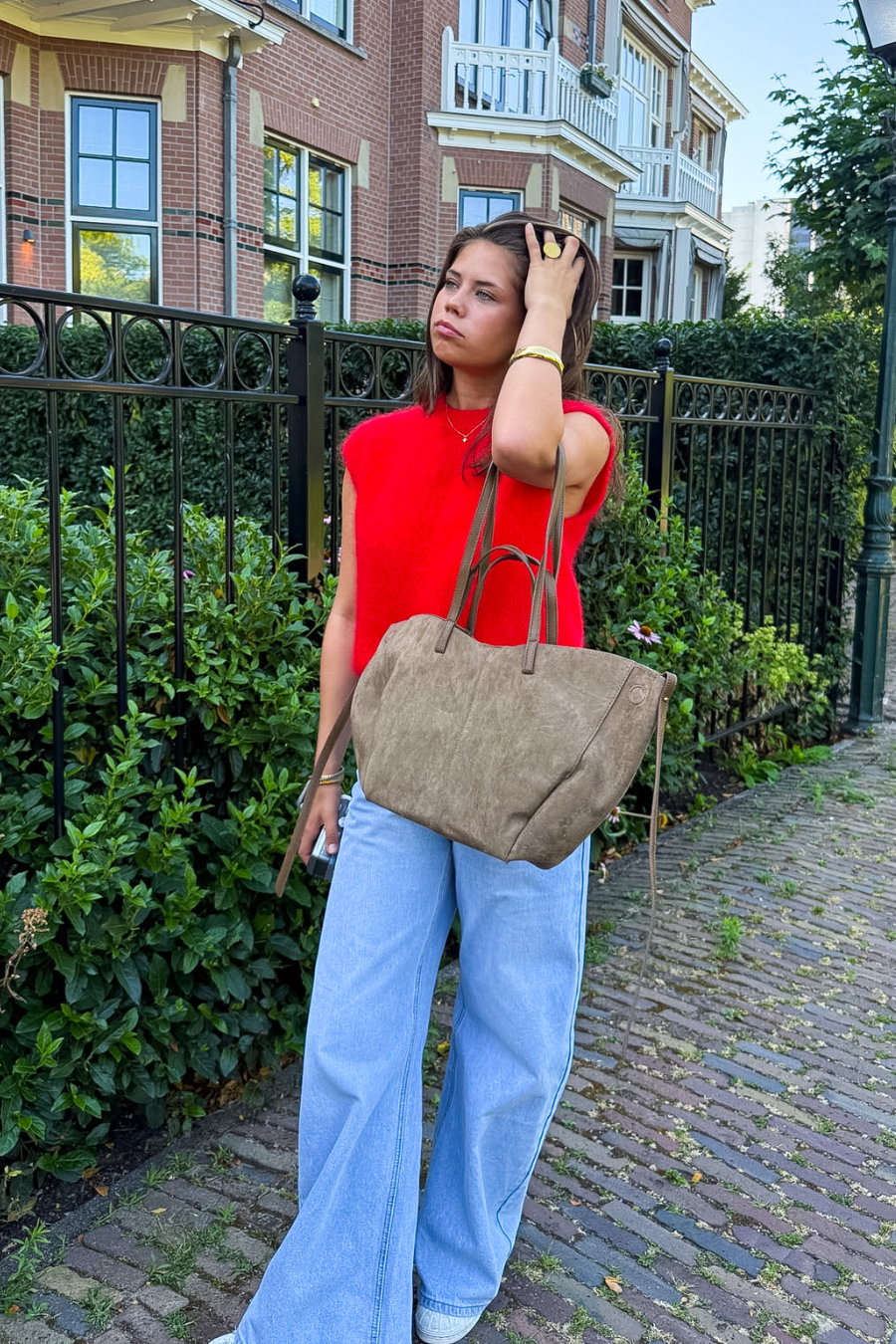 Signature bag - camel - Fashiontiger 2