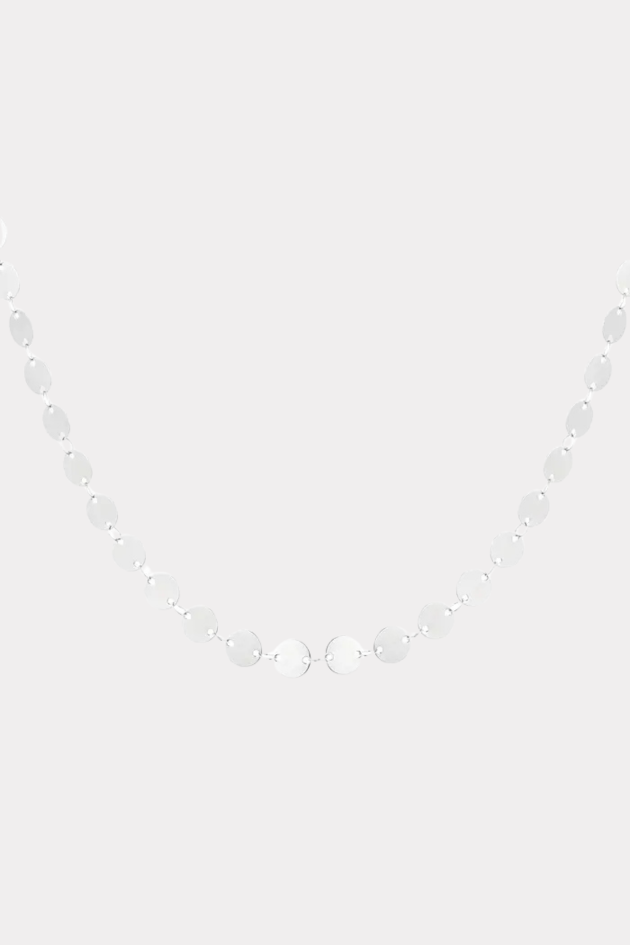 Simple_coin_necklace_silver fashiontiger